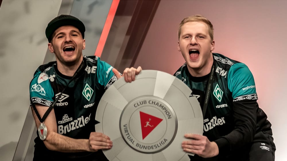 'Dr. Erhano' (l.) und 'MegaBit' (r.) holen den Titel in der VBL Club Championship.
