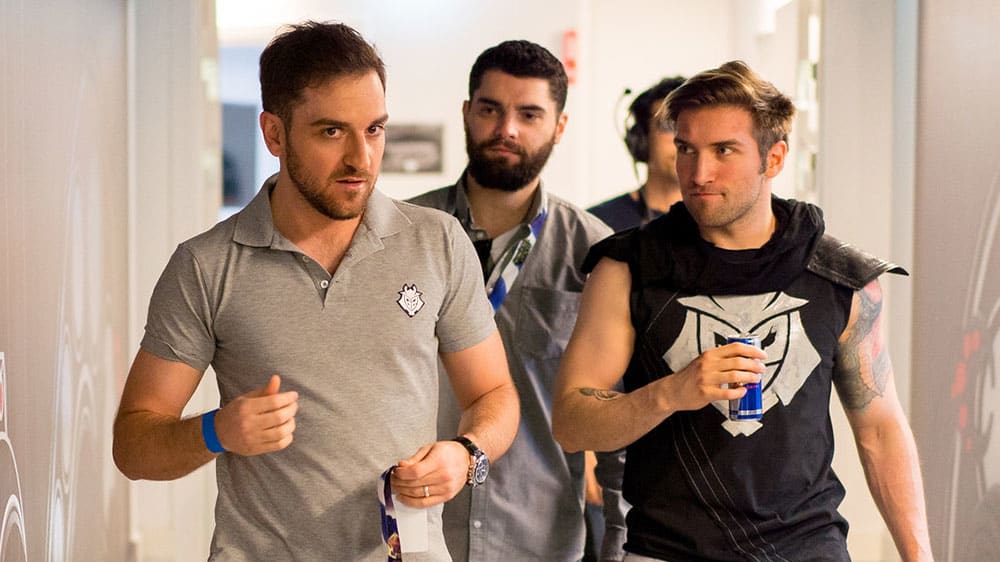 G2 CEO Carlos 'ocelote' Rodriguez (l.) hält ein Investment in FIFA derzeit für sinnlos