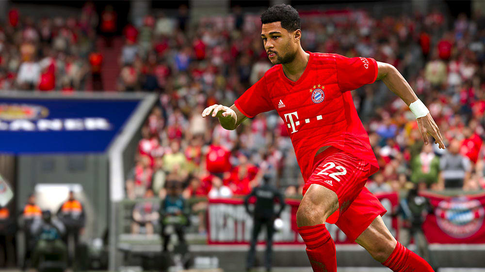 Realistisch: Serge Gnabry kommt auf das Cover von eFootball PES 2020.