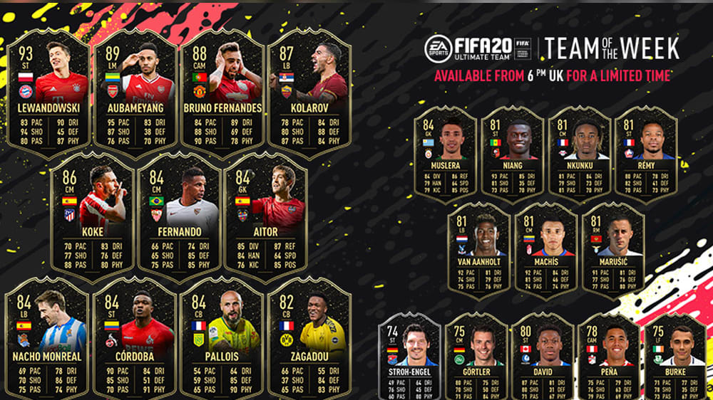 Wann Kommt Das Team Der Woche Raus Fifa 17 FIFA 20: Alle Infos zum Team of the Week - kicker