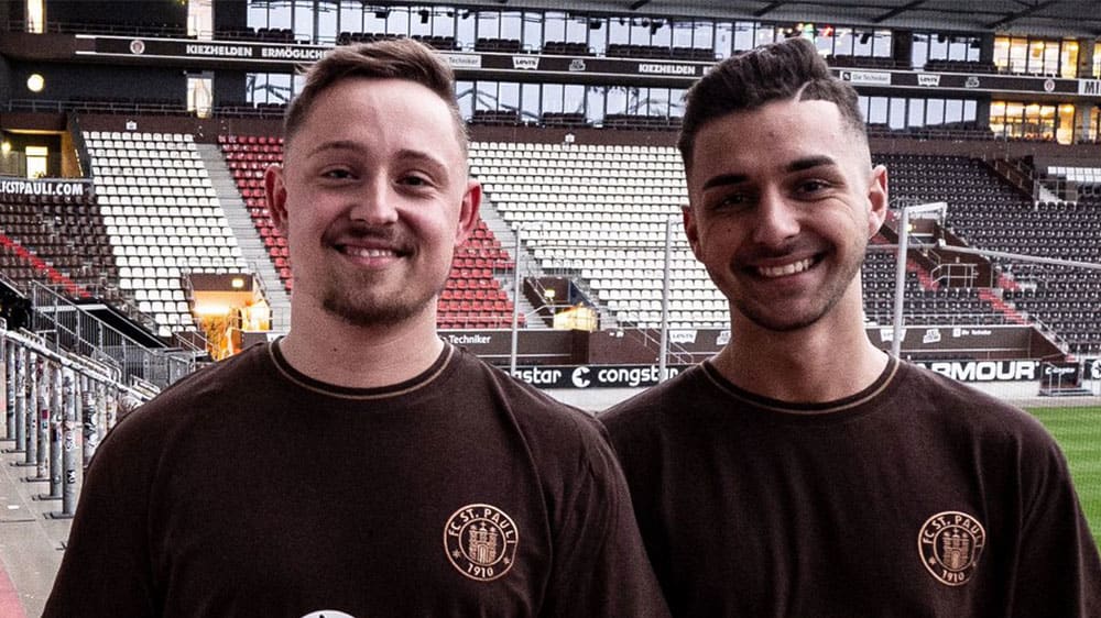 Tom 'EL MAESTRO_10' Köst (l.) und Noah Maurice Itgen wechseln nach Hamburg