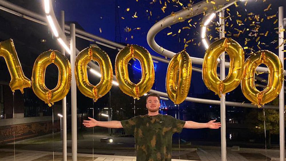 Danny 'proownez' Liepolt hat es geschafft: Die Million ist voll.