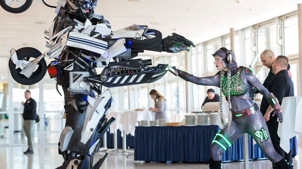 Sie bereichern eine Gaming-Messe ungemein: die Cosplayer