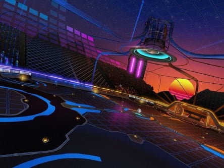 Die neuste Rocket League-Spielstätte: Neon Fields