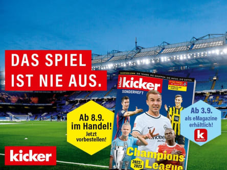 kicker-Sonderheft zur Champions-League-Saison 2022/23