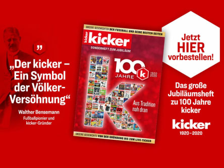 Sonderheft "100 Jahre kicker"