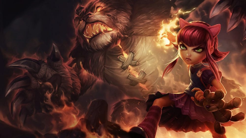 Annie besitzt starke magische Fähigkeiten und bekleidet in LoL darum häufig die Rolle des Mid-Laners als APC