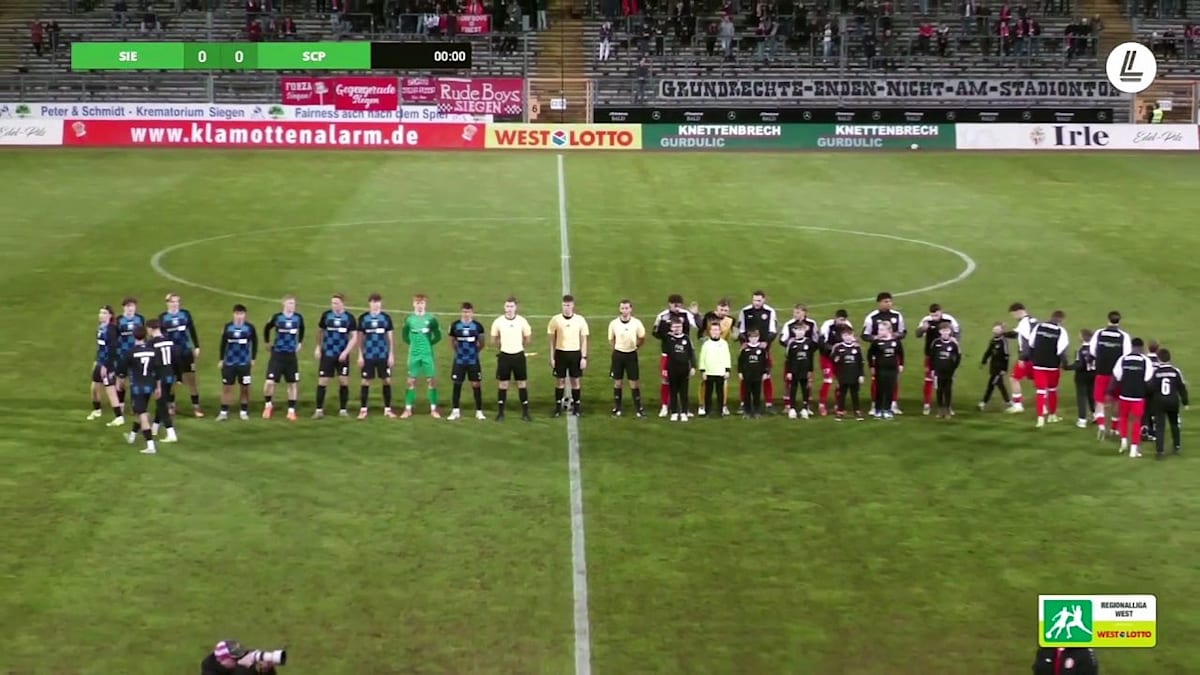 Sportfreunde Siegen vs. SC Paderborn 07 II