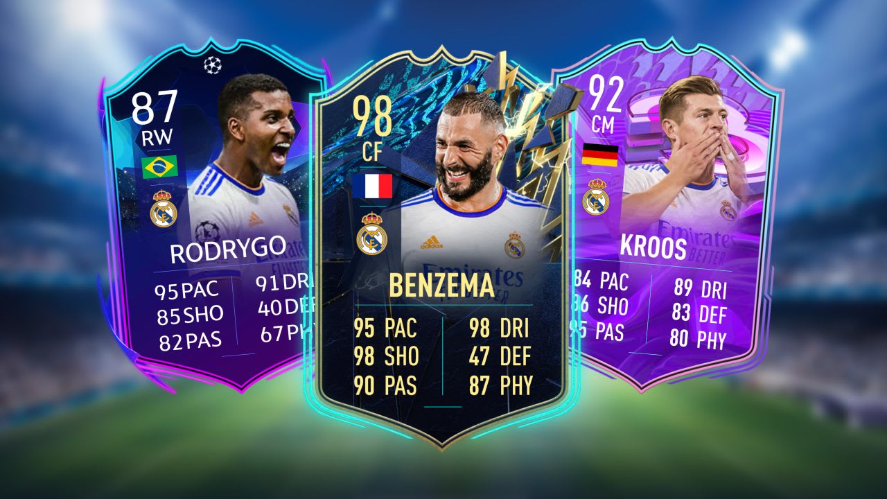 FIFA 22 Die besten FUTKarten von Real Madrid kicker