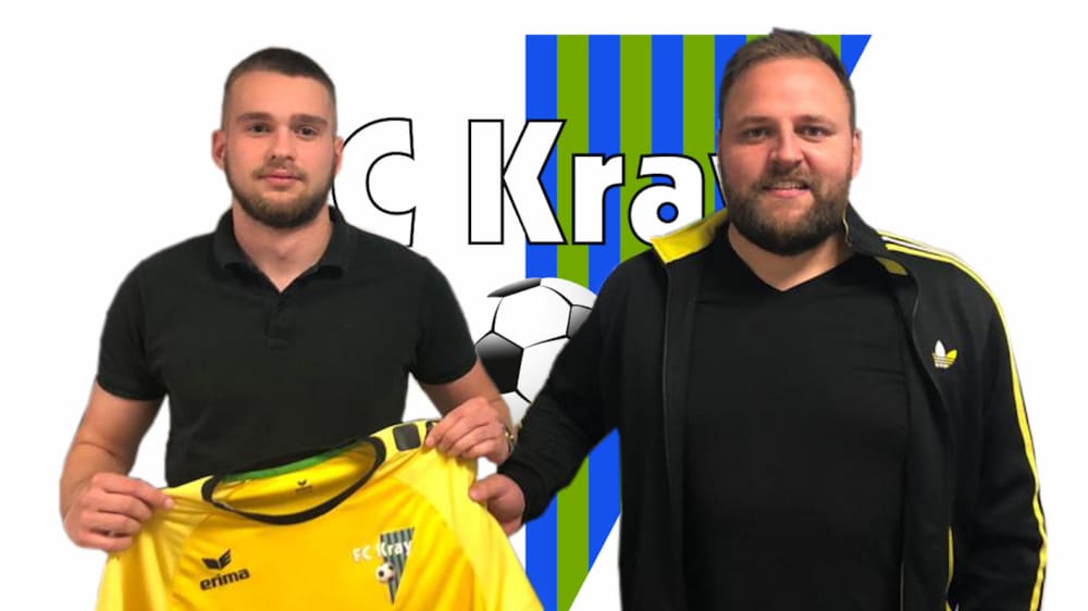 Schl&#252;pft kommende Saison in das Torwarttrikot des FC Kray: Lucas Goy (links), der bisher in der Jugend des VfL Bochum spielte.