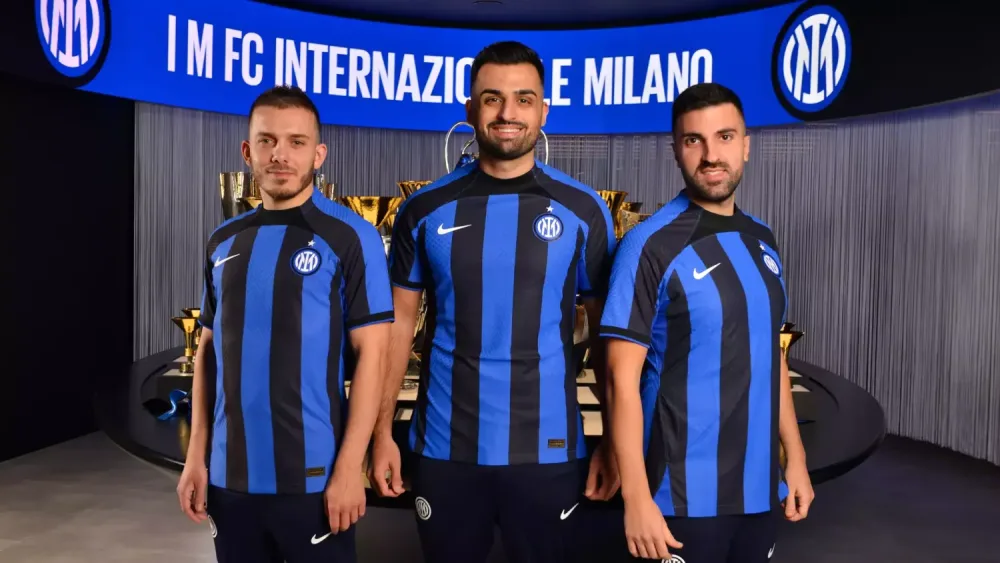 Inter Mailand mit Kapitän 'MeroMan'.