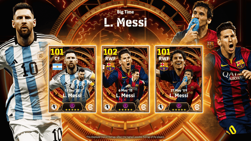 Gleich dreifach Teil der Feierlichkeiten: Lionel Messi.