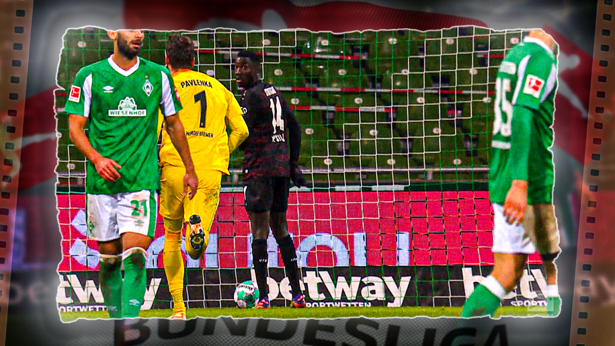 Spaziergang zum Tor: Als Silas die Bremer provozierte