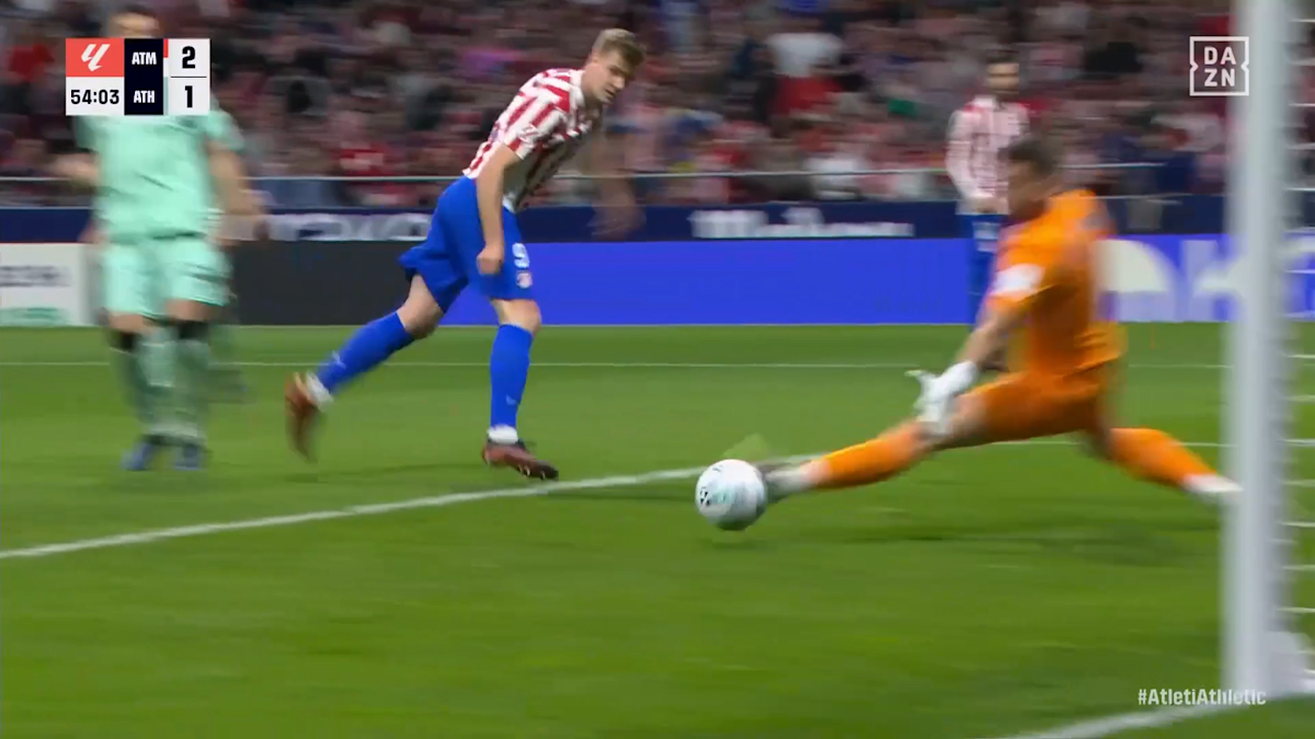 Atletico-Führung nach Doppelpass: Sörloth dreht das Spiel