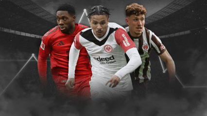 Alphonso Davies, Jean-Matteo Bahoya und Philipp Treu