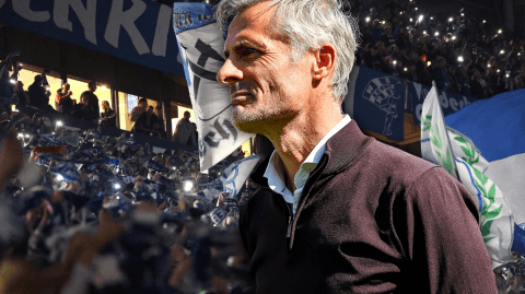 kicker-Reporter Toni Lieto auf Schalke