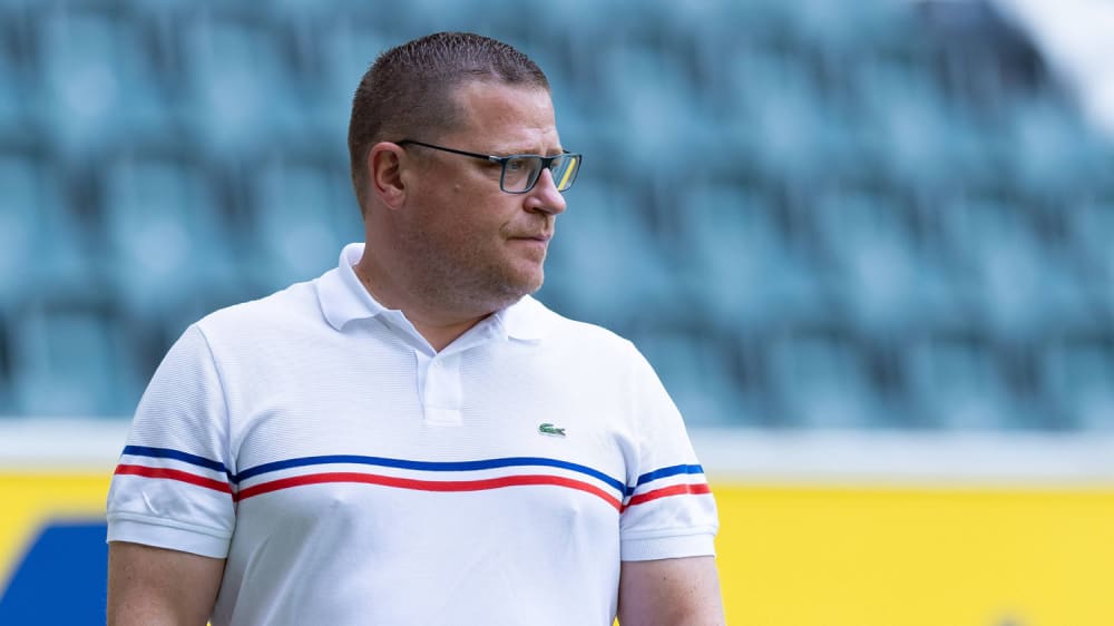 Berichtete über den Stand der Dinge: Sportdirektor Max Eberl.