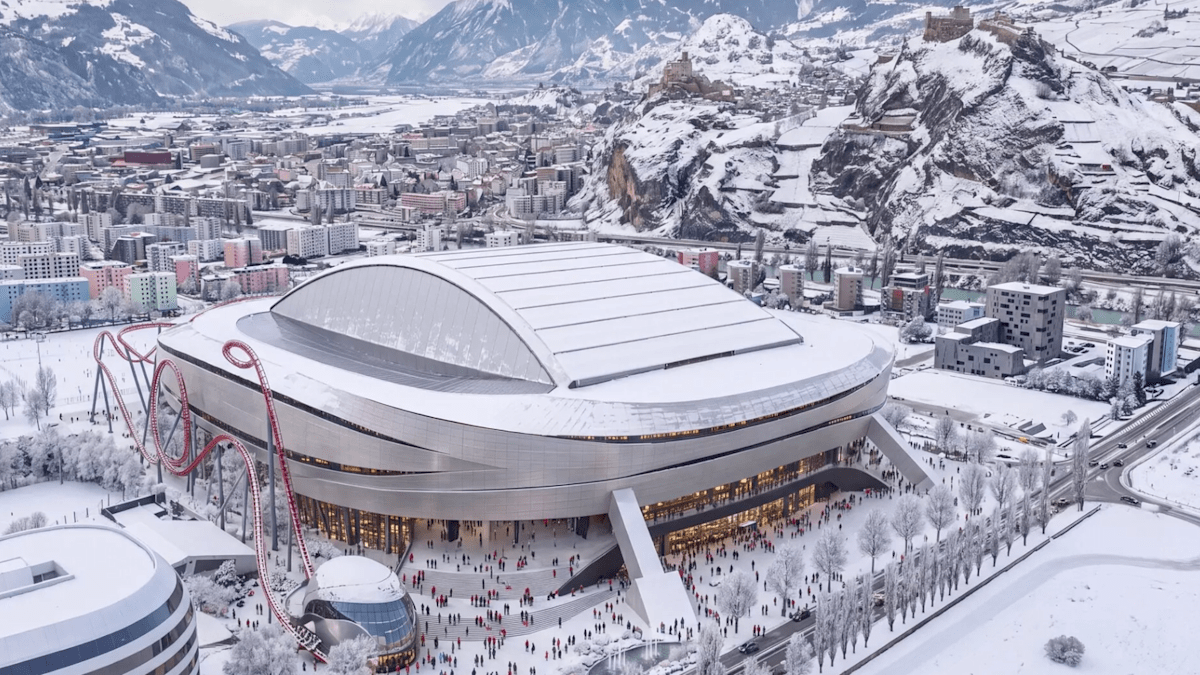 Achterbahn inklusive: FC Sion plant teuerstes Stadion der Schweiz