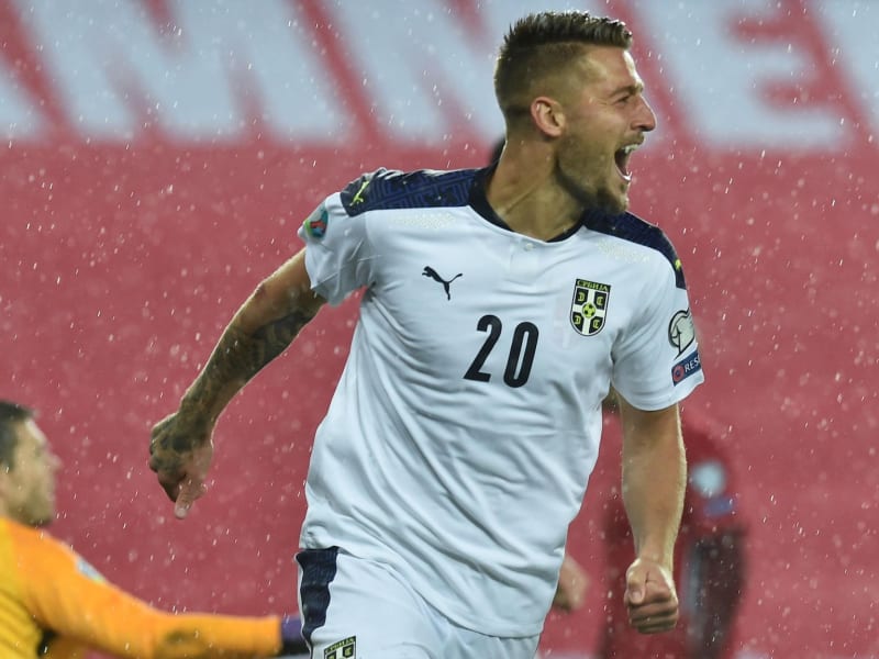 Sergej Milinković-Savić schoss Serbien in die nächste Runde