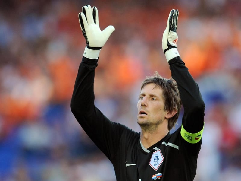 Edwin van der Sar bei der EURO 2008
