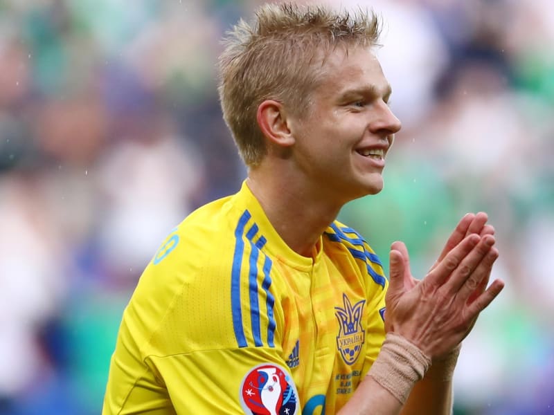 Ukraines Oleksandr Zinchenko bei der EURO 2016