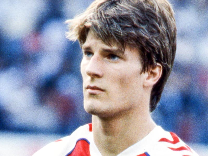 Dänemarks Michael Laudrup bei der EURO '84