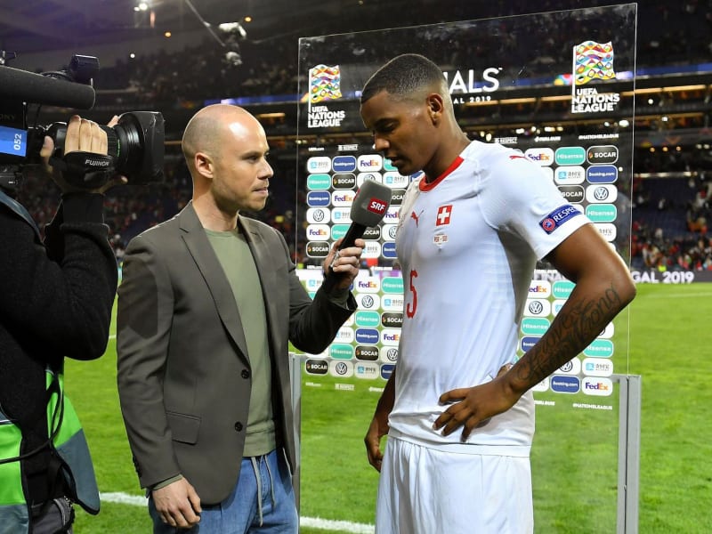 Ein "Super-Flash-Interview" vom Finale der UEFA Nations League