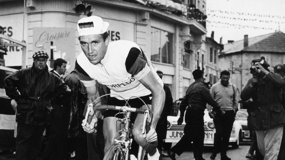 Glanzzeit in den 60ern: Hennes Junkermann bei der Tour de France 1961.