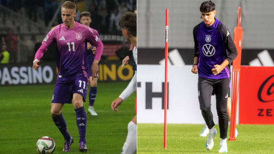 Chris Führich und Alekasndar Pavlovic fallen gegen die Niederlande wohl aus.