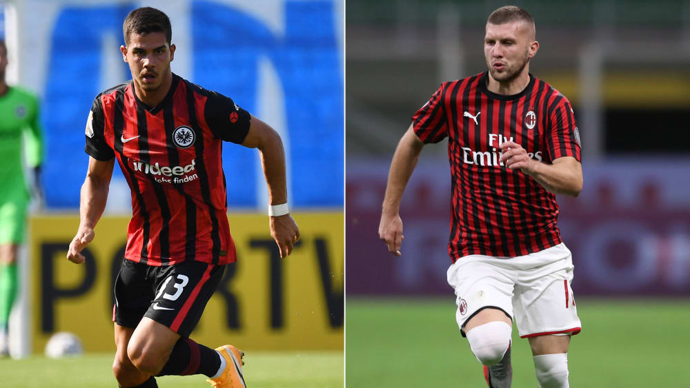 Ihre Wechsel sind eine Win-win-Situation für Frankfurt und Milan - doch auch für Florenz? André Silva (l.) und Ante Rebic.