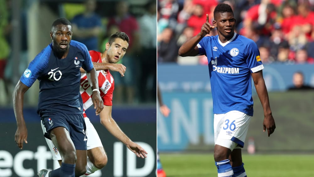 Marcus Thuram (l.) und Breel Embolo