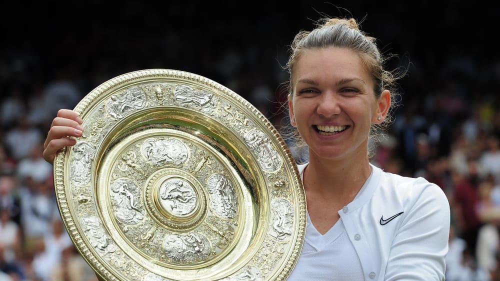 Strahlende Siegerin: Simona Halep gewinnt Wimbledon. 