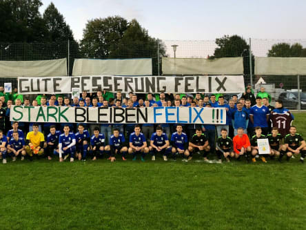 Grußbotschaft an den Mitspieler