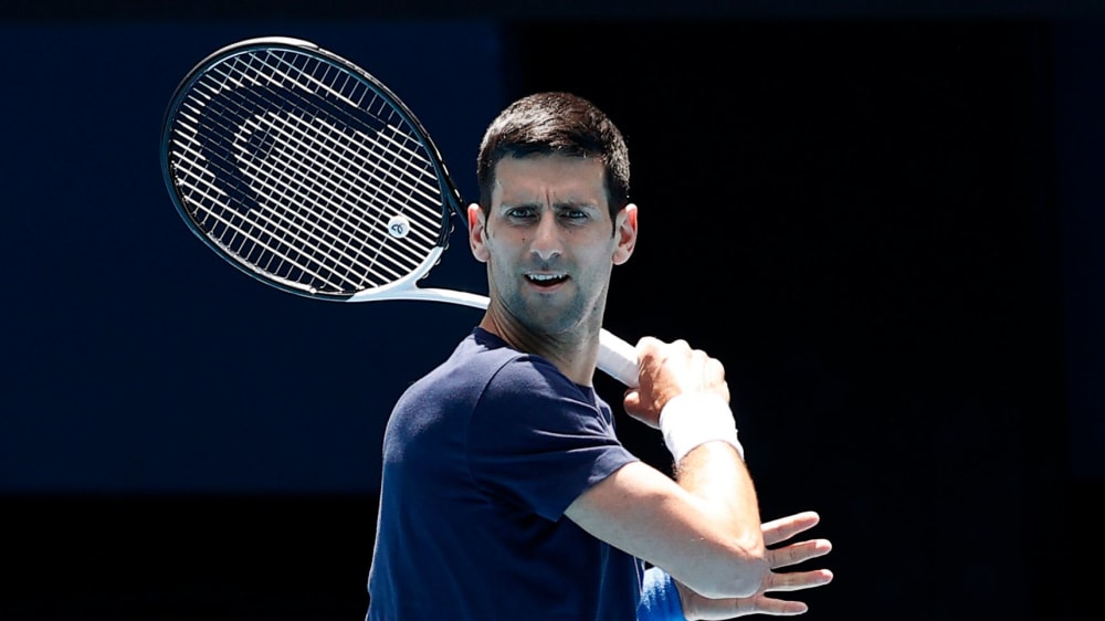 Spielt er oder spielt er nicht bei den Australian Open? Novak Djokovic.