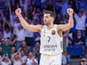 ESP: Real Madrid v Hapoel IBI Tel Aviv Euroleague PlayOff Game 2 Facundo Campazzo of Real Madrid celebrates during the Euroleague match, PlayOff Game 2, between Real Madrid and Hapoel IBI Tel Aviv played at Movistar Arena Stadium on May 1st 2026 in Madrid Spain Madrid Spain Basketball *** ESP Real Madrid v Hapoel IBI Tel Aviv Euroleague PlayOff Game 2 Facundo Campazzo of Real Madrid celebrates during the Euroleague match, PlayOff Game 2, between Real Madrid and Hapoel IBI Tel Aviv played at Movistar Arena Stadium on May 1st 2026 in Madrid Spain Madrid Spain Basketball Copyright: xAlbaxPachecox xAgenciaxLOFx