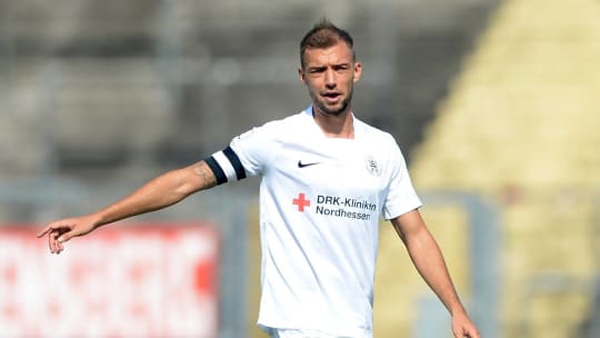 Frederic Brill hat seinen Vertrag bei Hessen Kassel verlängert.