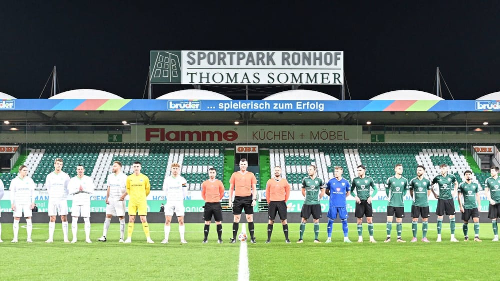 Die U 23 der SpVgg Greuther Fürth durfte jüngst im recht leeren Sportpark Ronhof ran.
