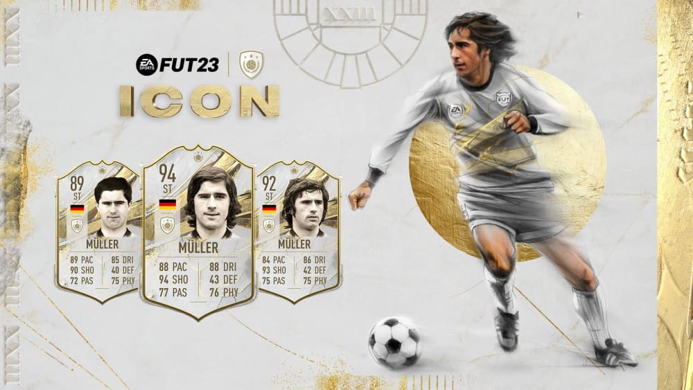 Gerd Müller zählt zu den neuen Icons in FIFA 23.