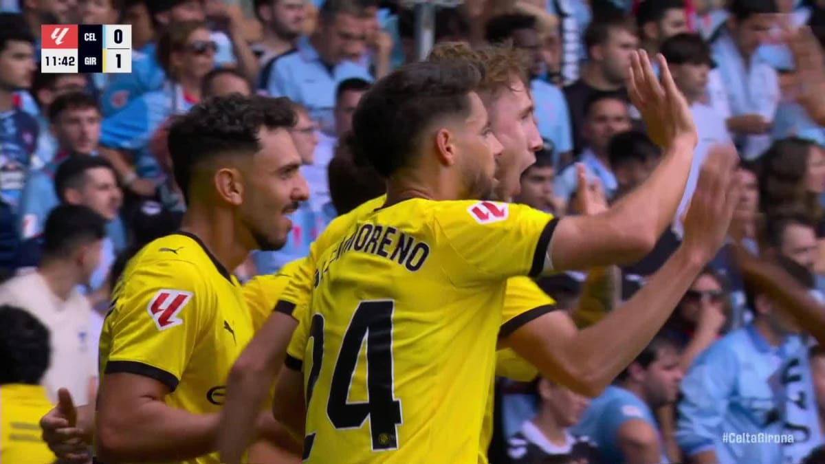 Celta de Vigo - Girona: Tor in der 13. Minute