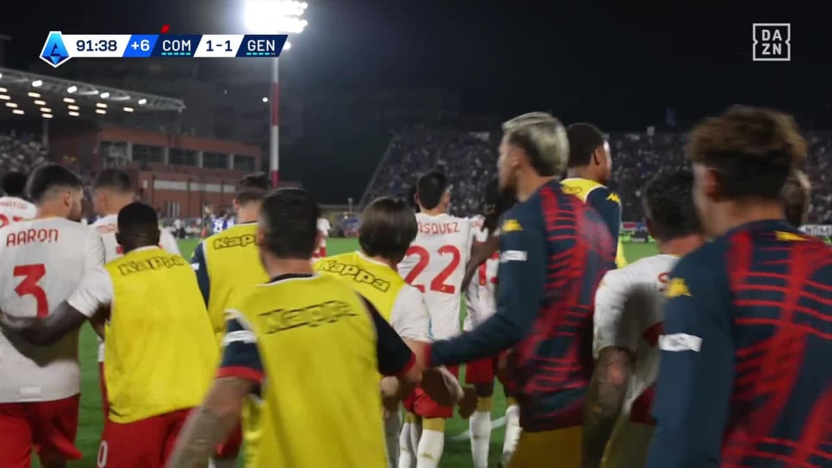 Como - Genoa: 1:1 durch Ekuban in der 92. Minute