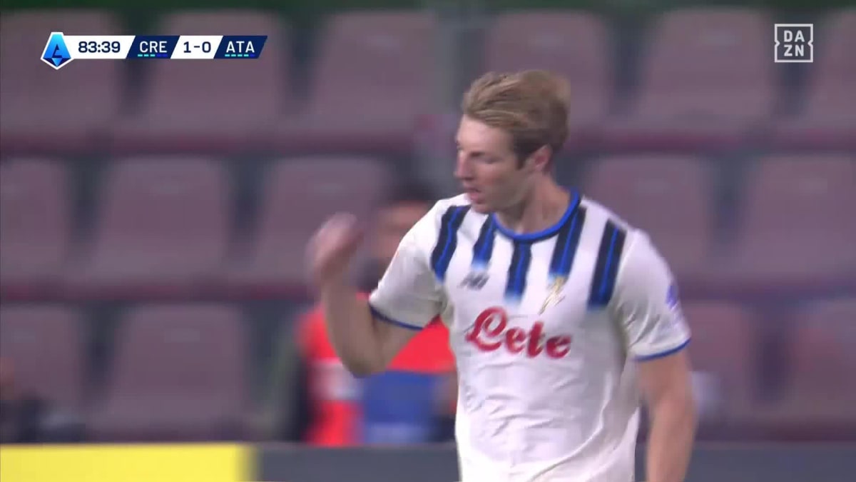 Cremonese - Atalanta: Tor zum 1:1 durch Brescianini in der 84. Minute