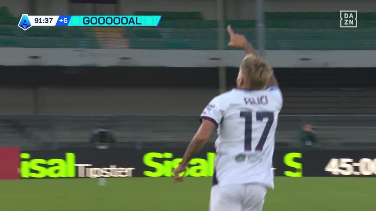 Hellas - Cagliari: Tor zum 2:2 durch Felici in der 90.+2 Minute