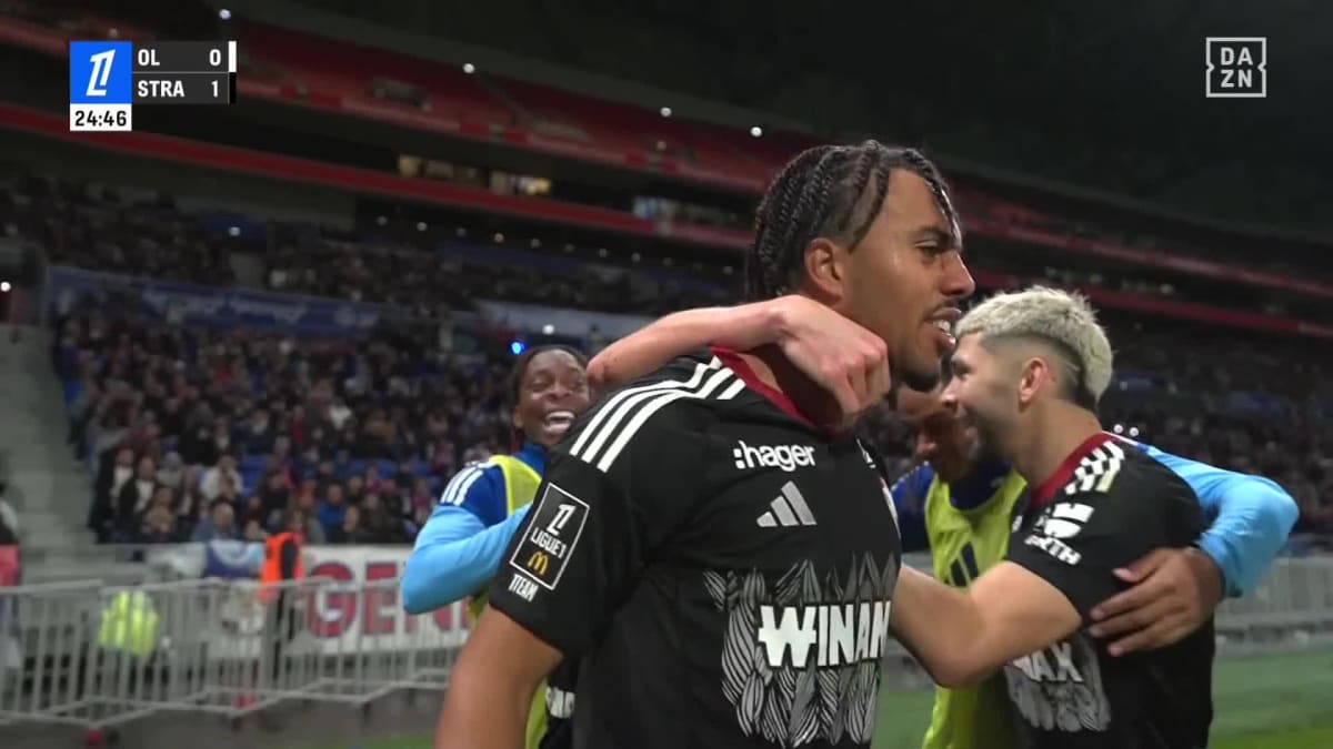 Lyon - Straßburg: Tor zum 0:1 durch Panichelli in der 25. Minute