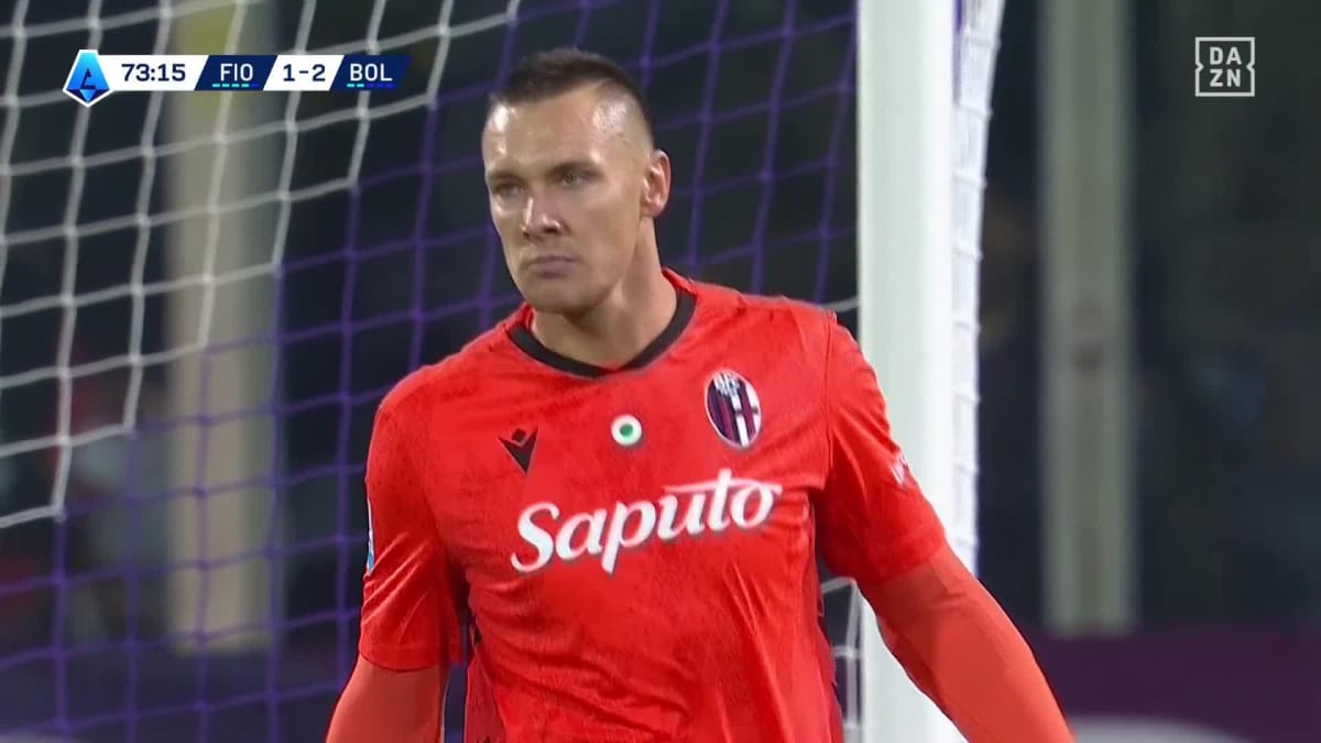 Fiorentina - Bologna: Tor zum 1:2 durch Gudmundsson in der 73. Minute