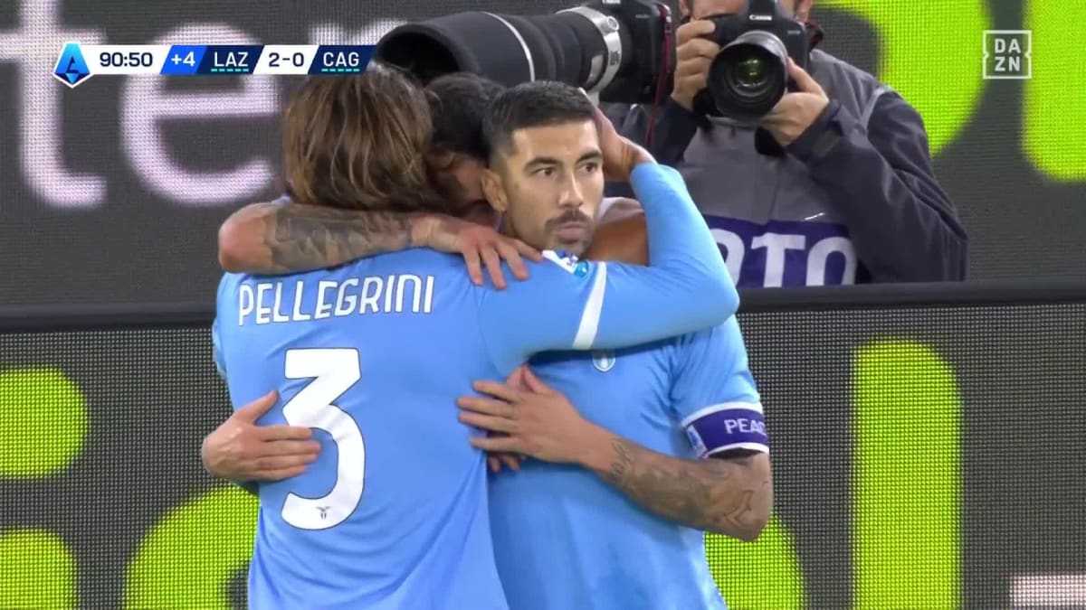 Lazio - | Cagliari: Goal for 2-0 by Zaccagni in the 90+1 minute