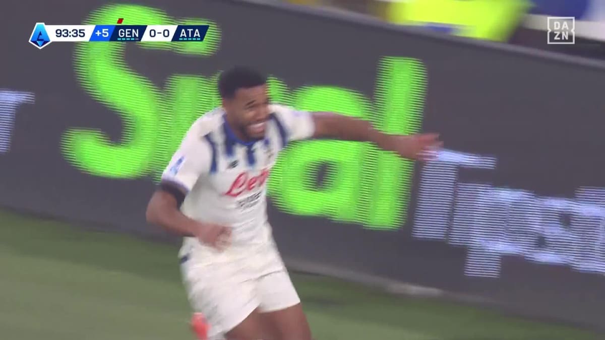 Genoa - | Atalanta: Hien scores to make it 0-1 in the 94th minute