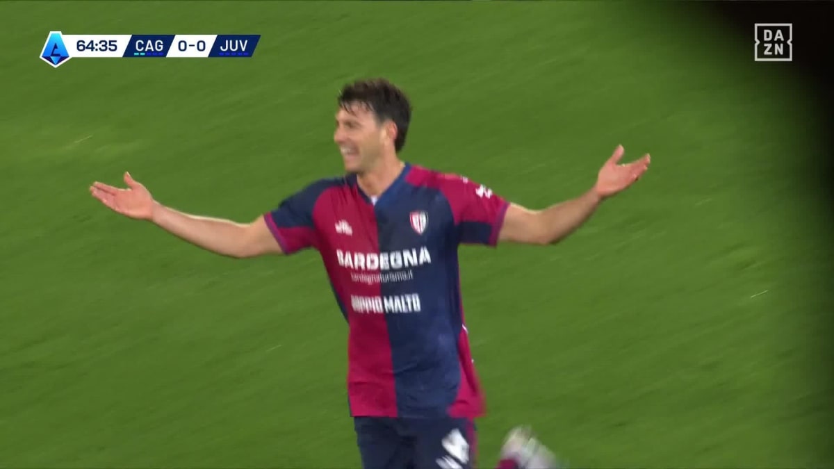 Cagliari - | Juventus: Mazzitelli scores to make it 1-0 in the 65th minute