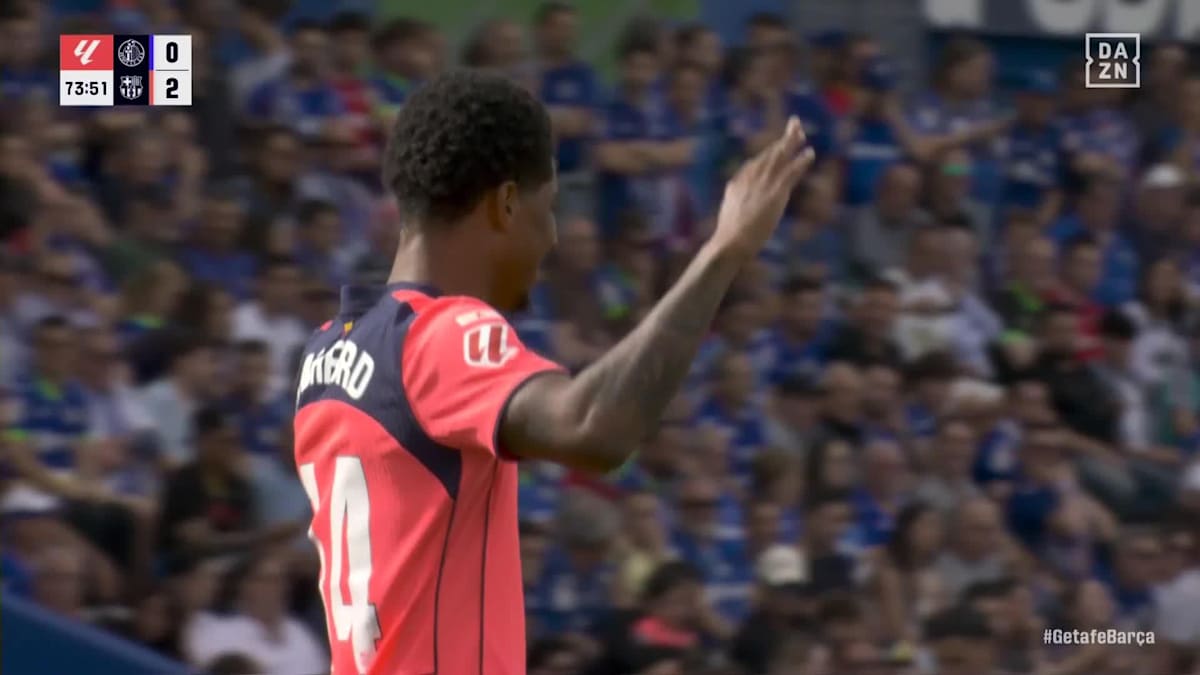 Getafe komplett offen: Rashford startet in der eigenen Hälfte und trifft