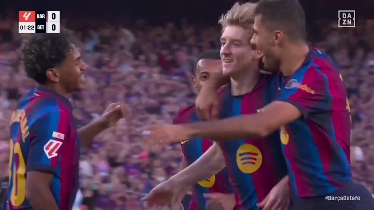 1-0 after 79 seconds: Gordon fires Barca into a dream start