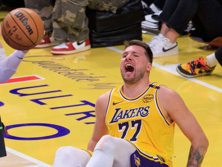 Luka Doncic została ranna w drugim kwartale.